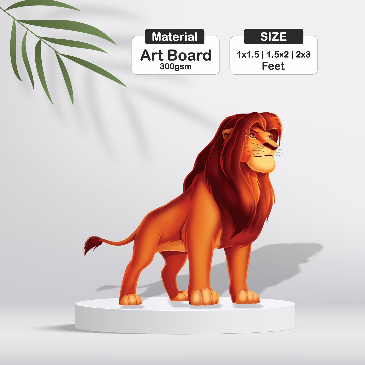 Lion King Theme Cutout - BP 04