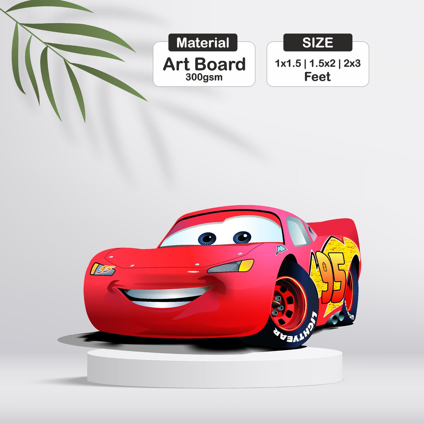 McQueen Car Theme Cutout - BP 18