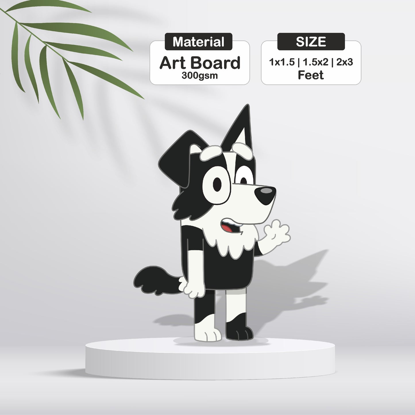 Bluey Theme Cutout - BP 16