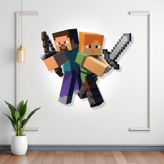 Minecraft Theme Cutout - BP 03