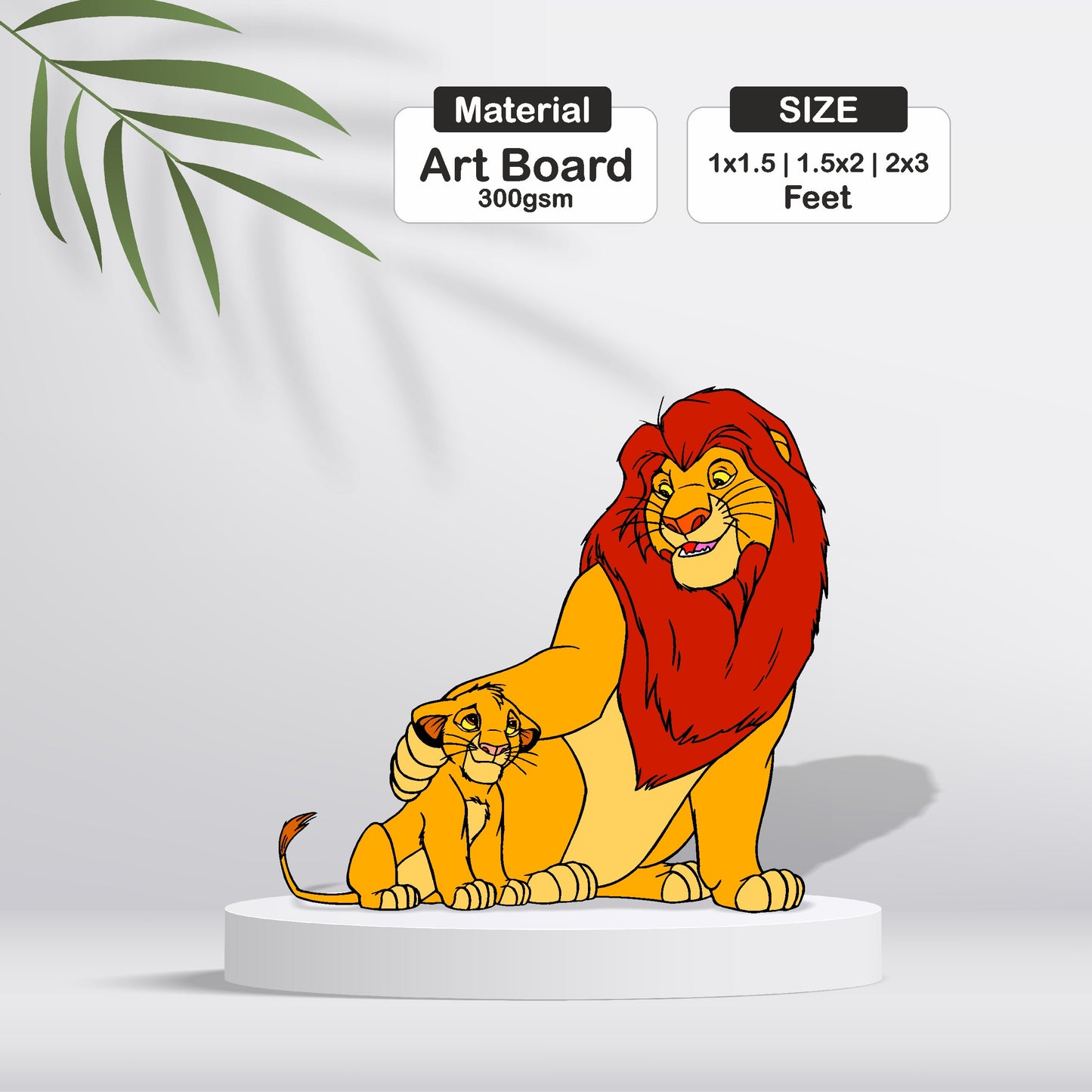 Lion King Theme Cutout - BP 19