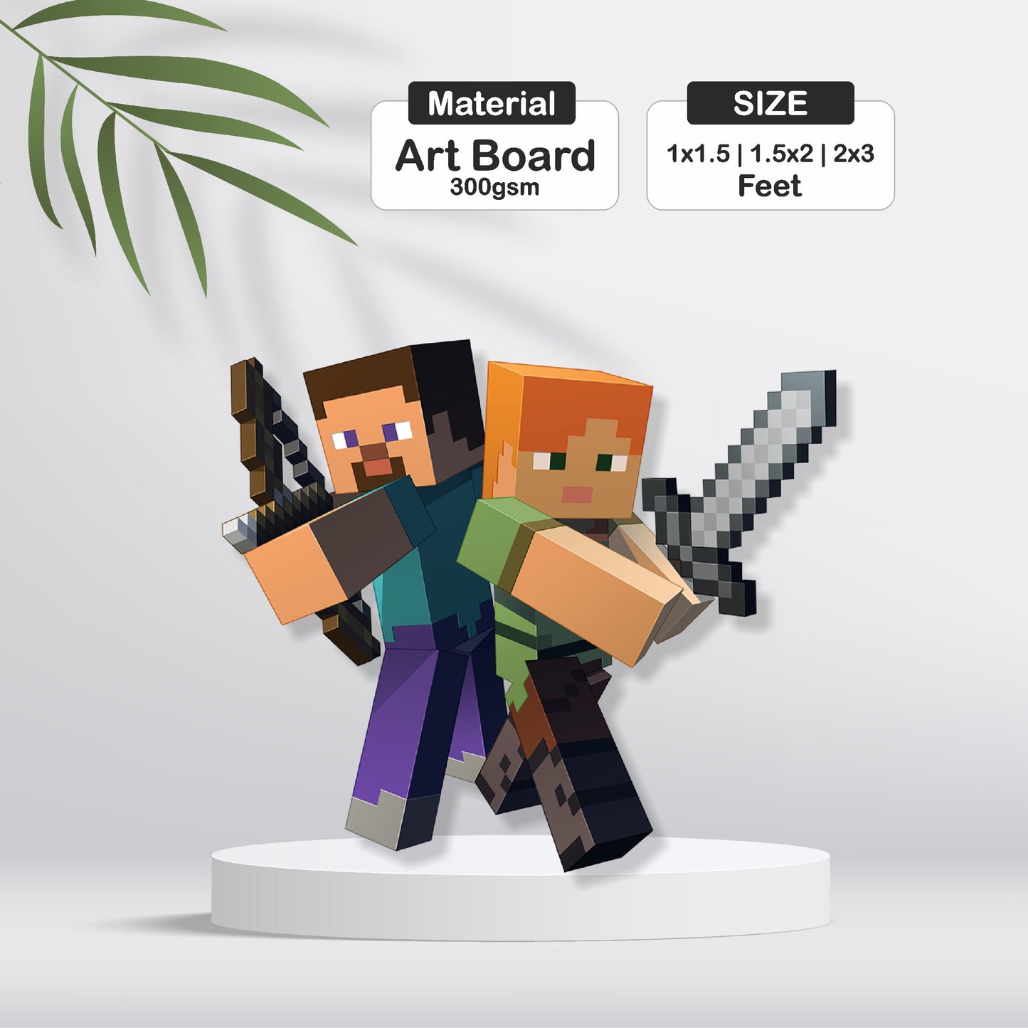 Minecraft Theme Cutout - BP 03