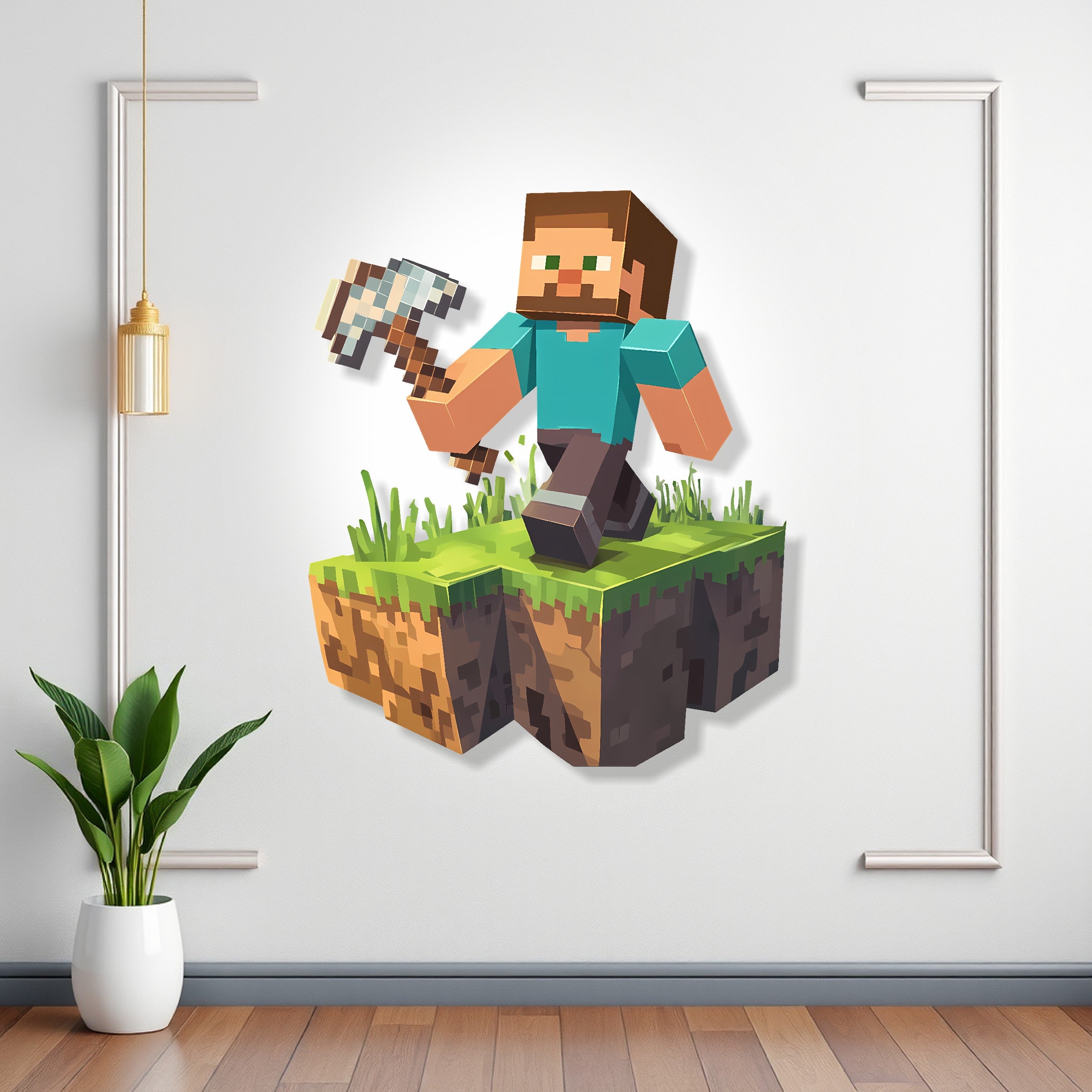 Minecraft Theme Cutout - BP 04 – Blu Party