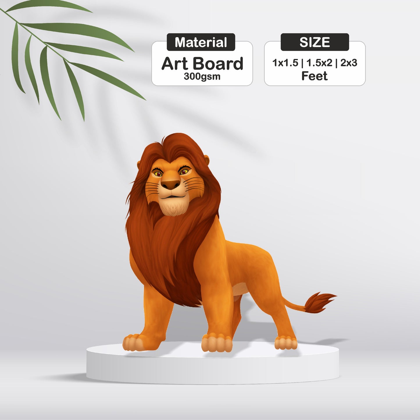 Lion King Theme Cutout - BP 02