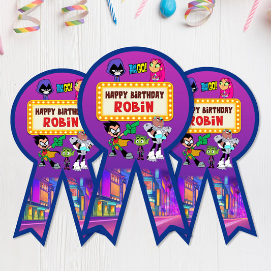 Teen Titans Theme Badge