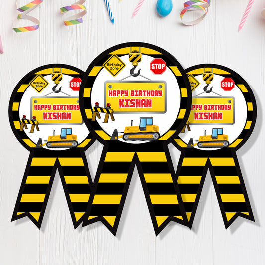 Construction Theme Badge