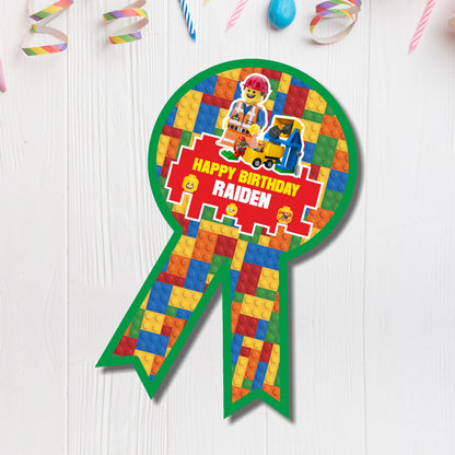 LEGO Birthday Party Badges My Store