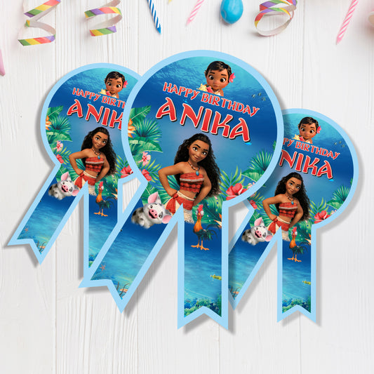 Moana Theme Badge