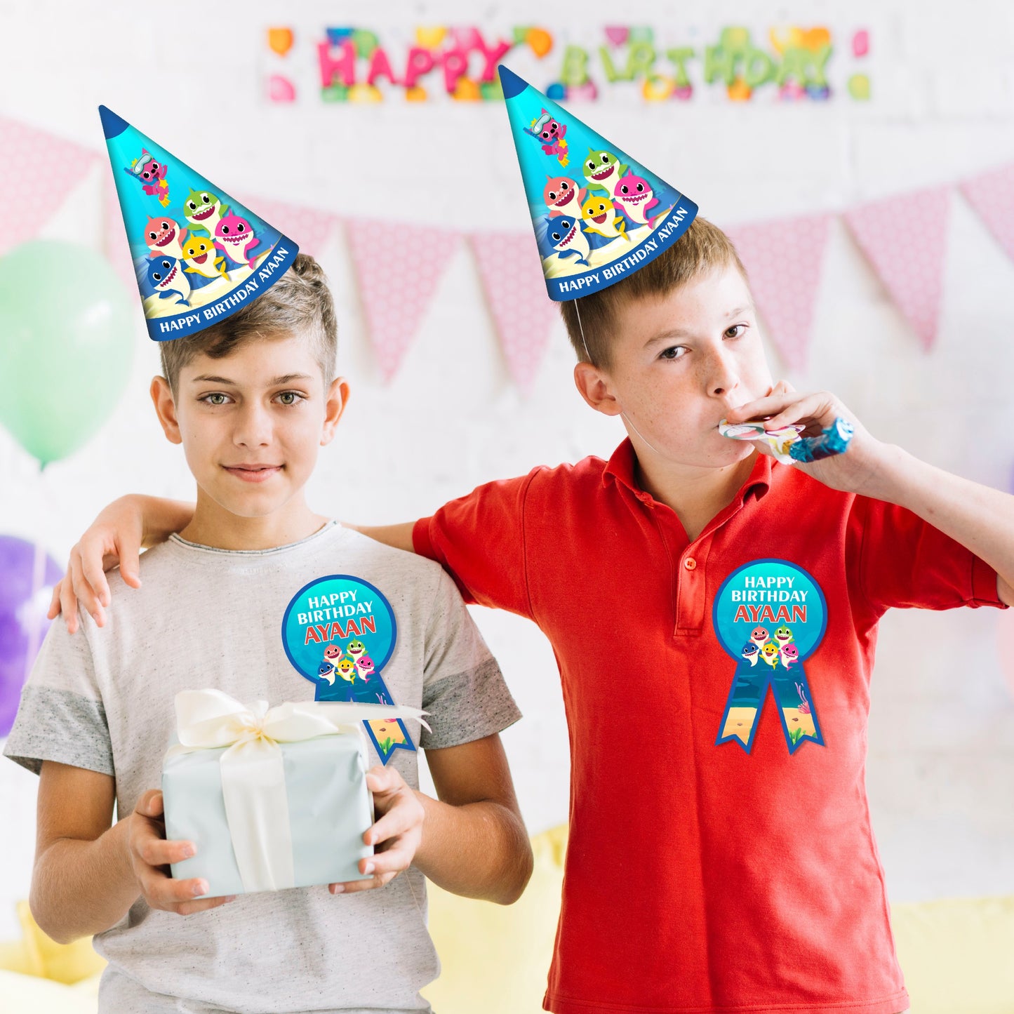 Baby Shark Theme Badge