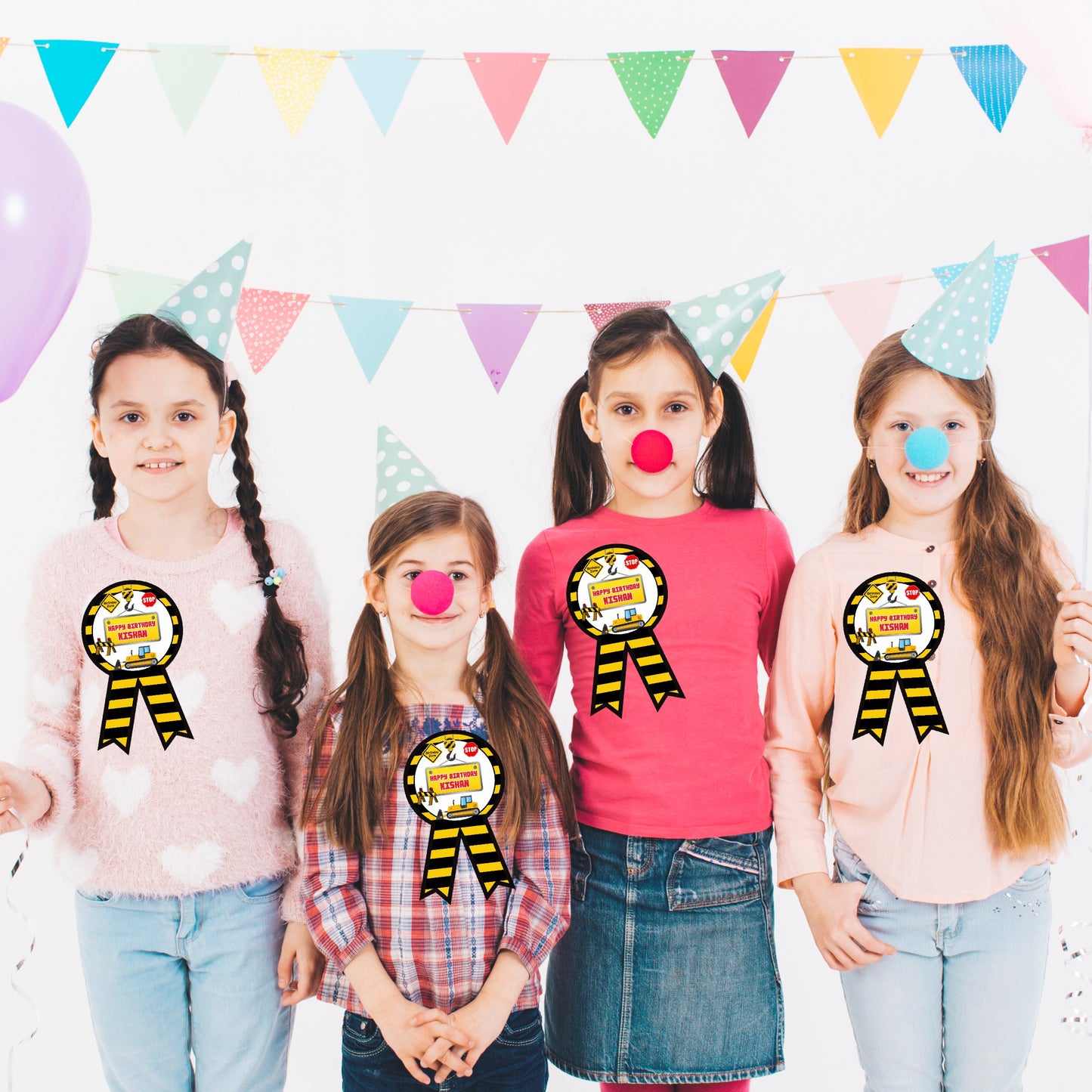 Construction Theme Badge