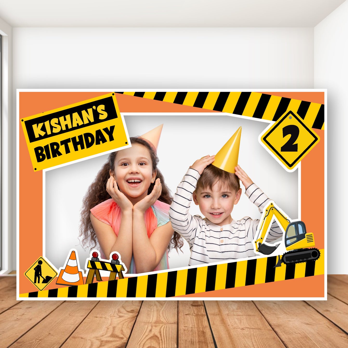 Construction Theme Photobooth