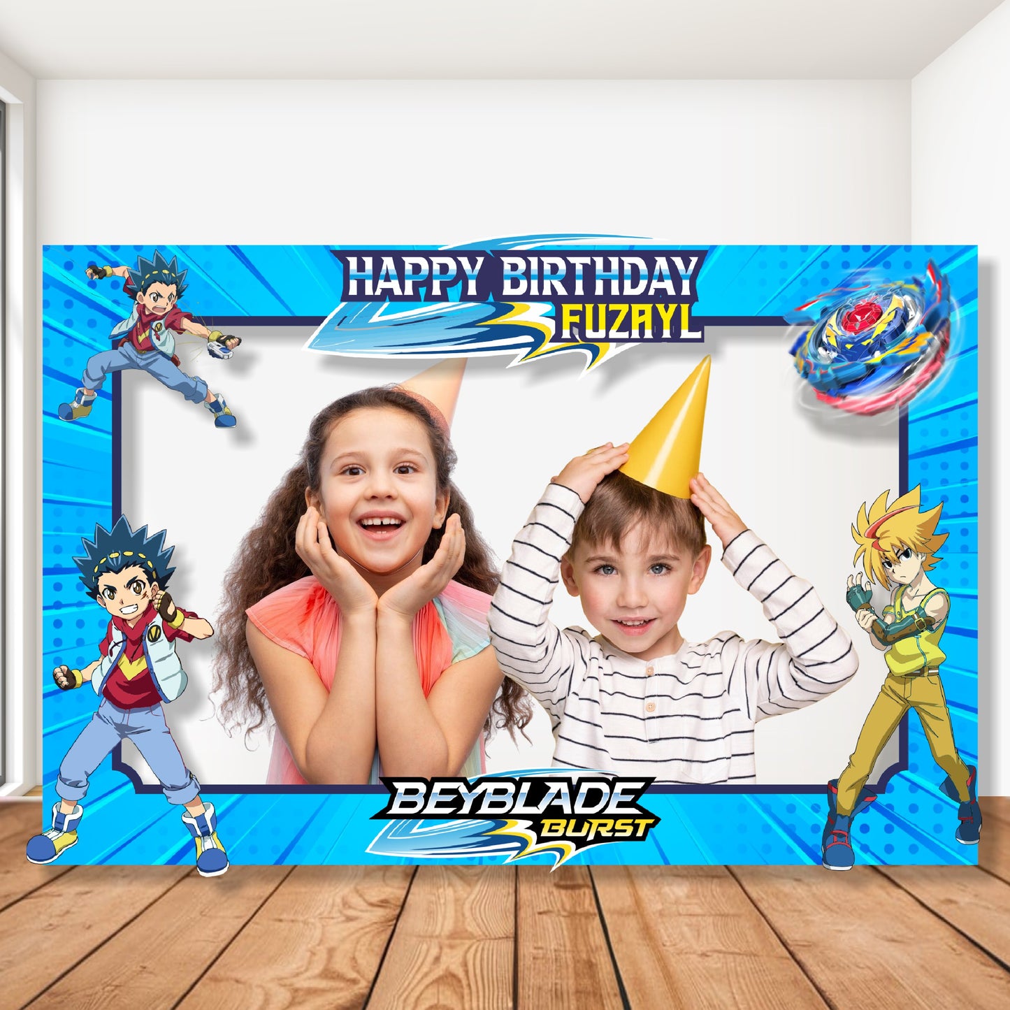 Beyblade Theme Photobooth