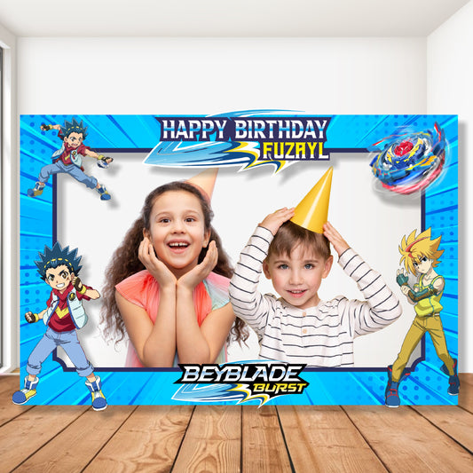 Beyblade Theme Photobooth