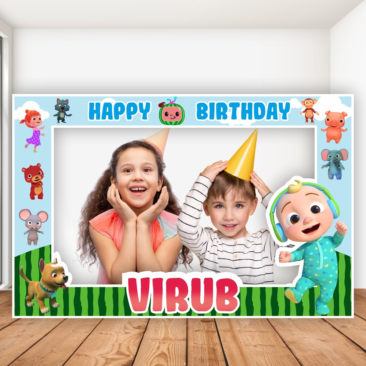 Cocomelon Theme Photobooth
