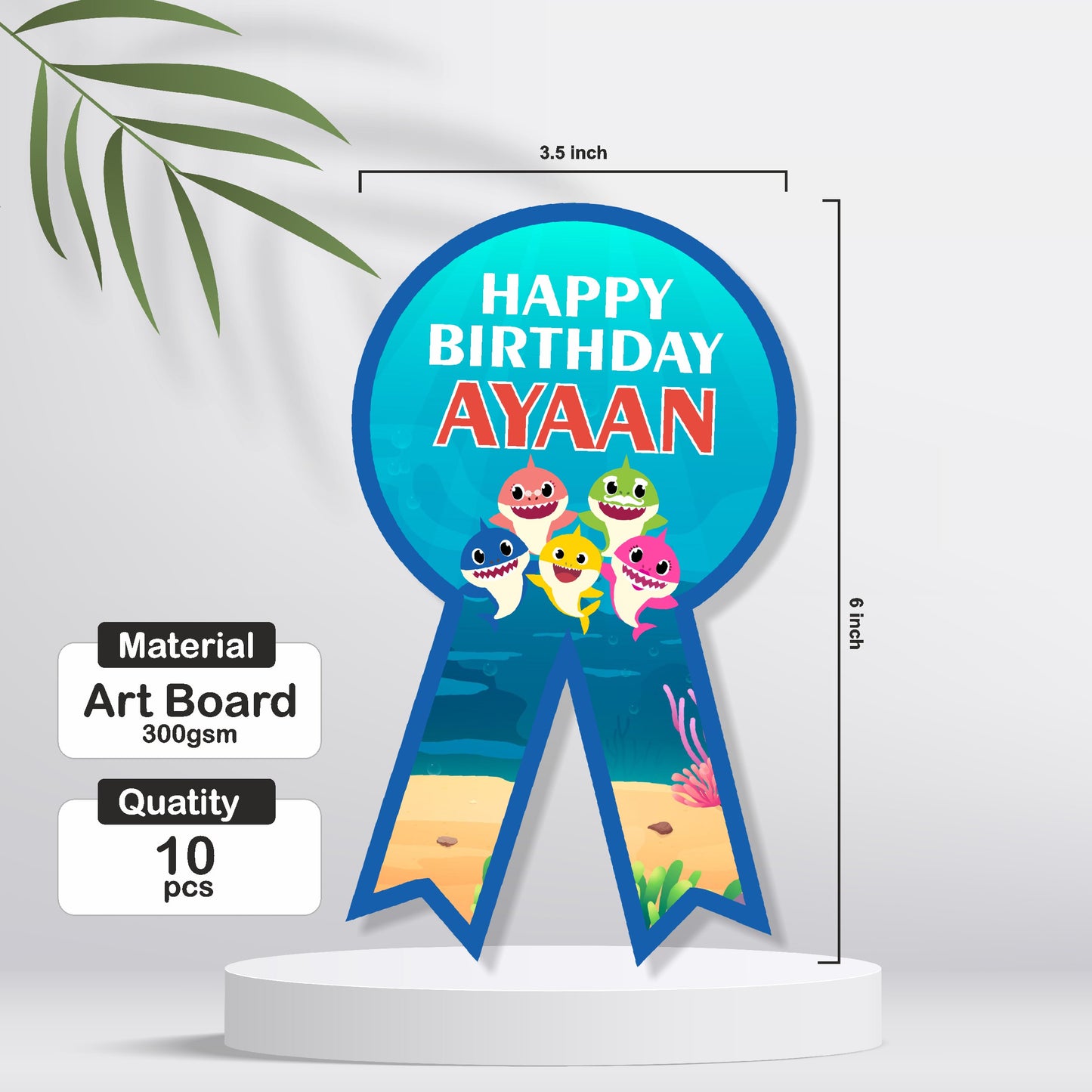 Baby Shark Theme Badge