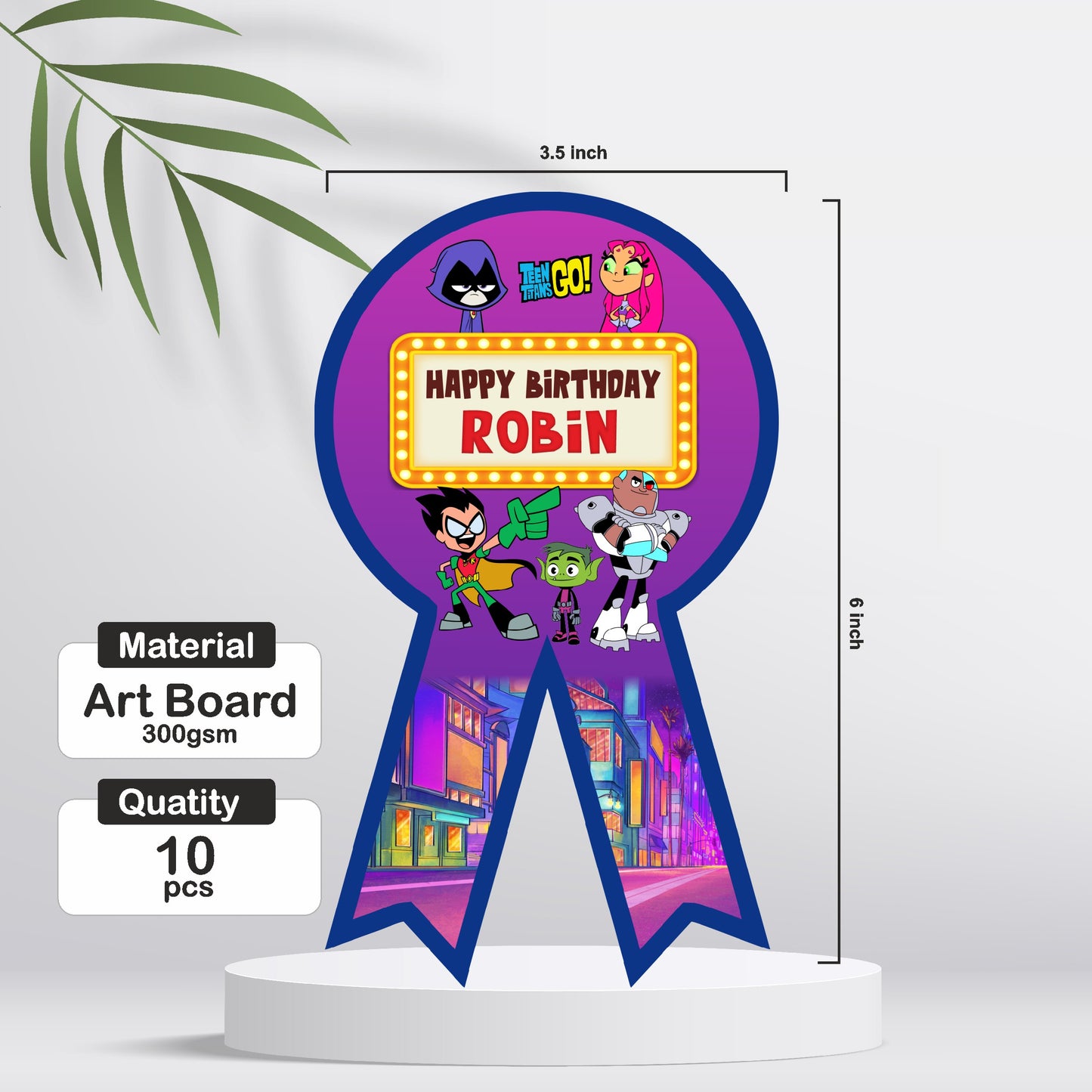 Teen Titans Theme Badge