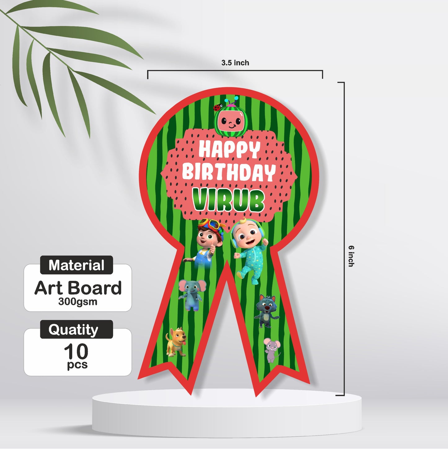 Cocomelon Theme Badge