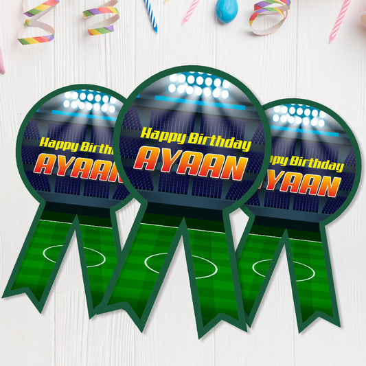 Football Theme Badge