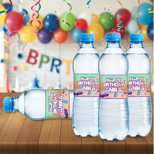 Gabby’s Dollhouse Theme Water Bottle Sticker