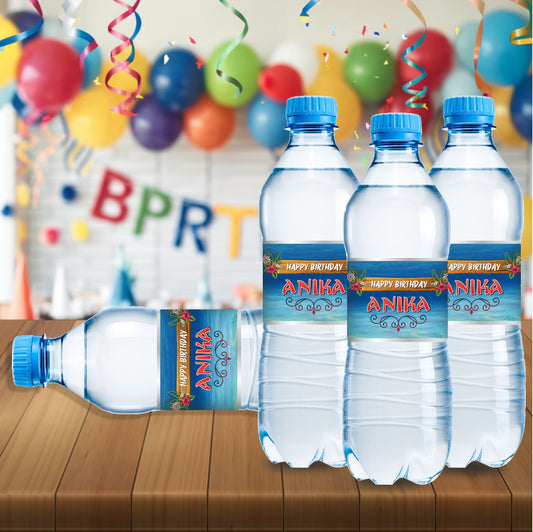 Moana Theme Water Bottle Sticker