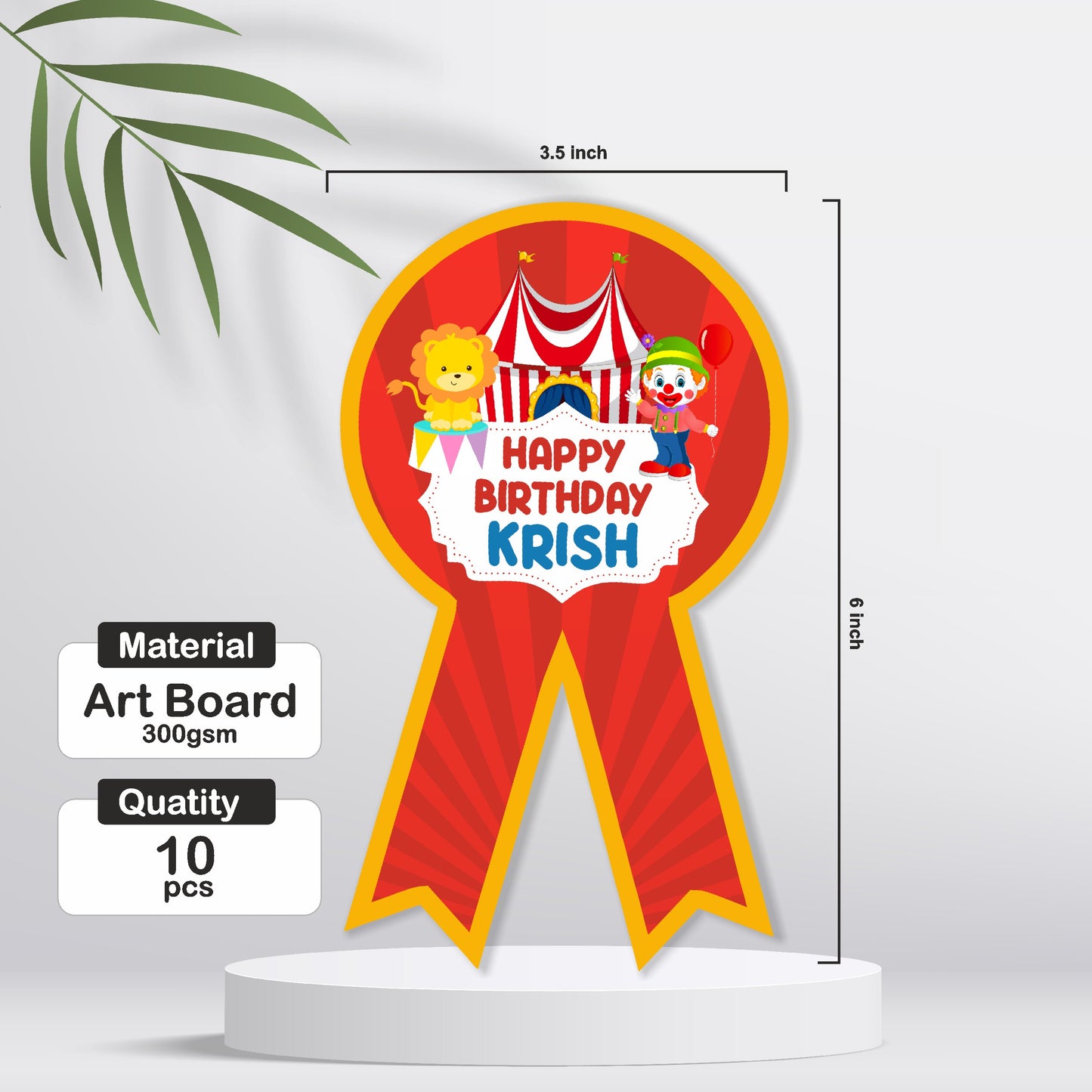 Carnival Theme Badge