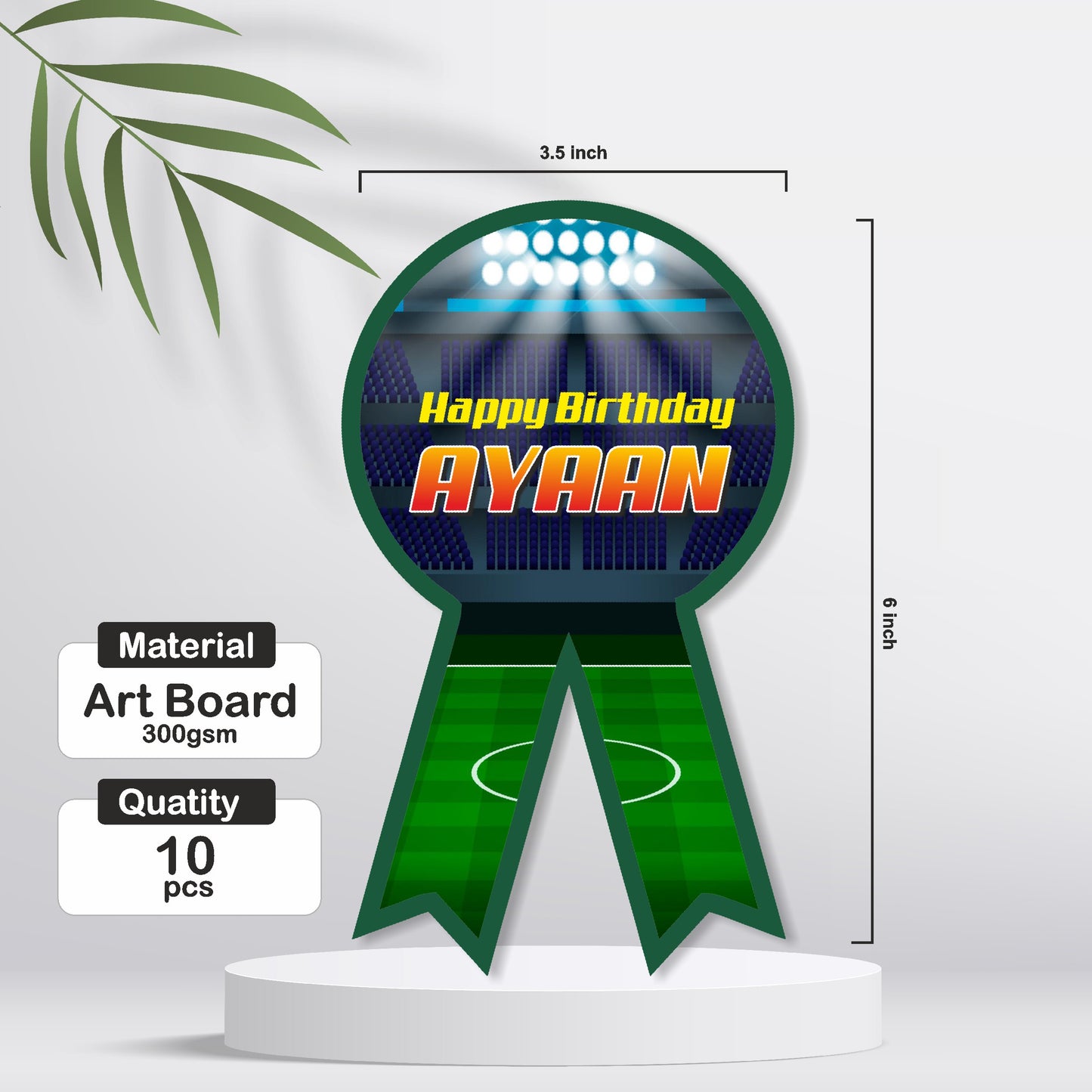 Football Theme Badge