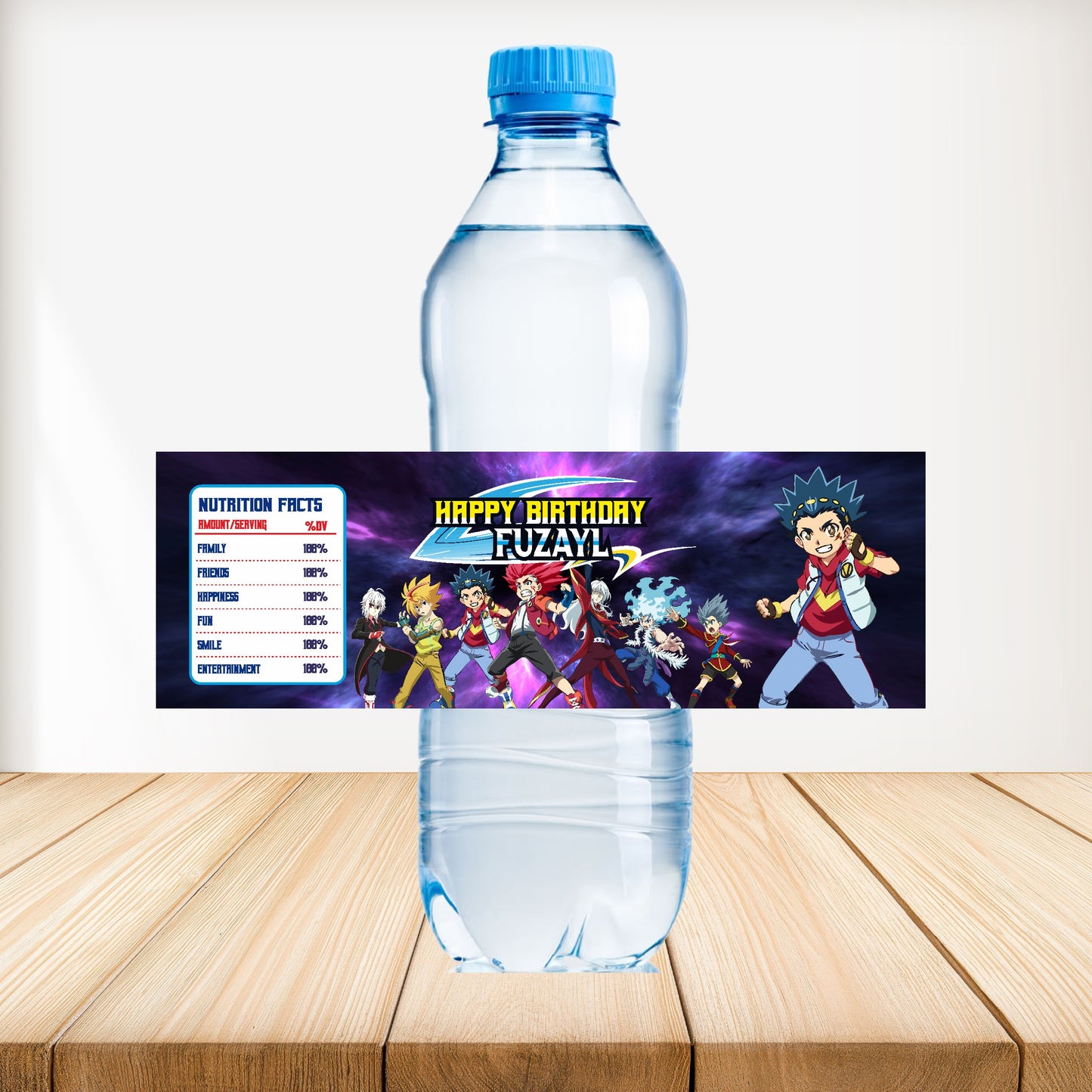 Beybalde Theme Water Bottle Sticker