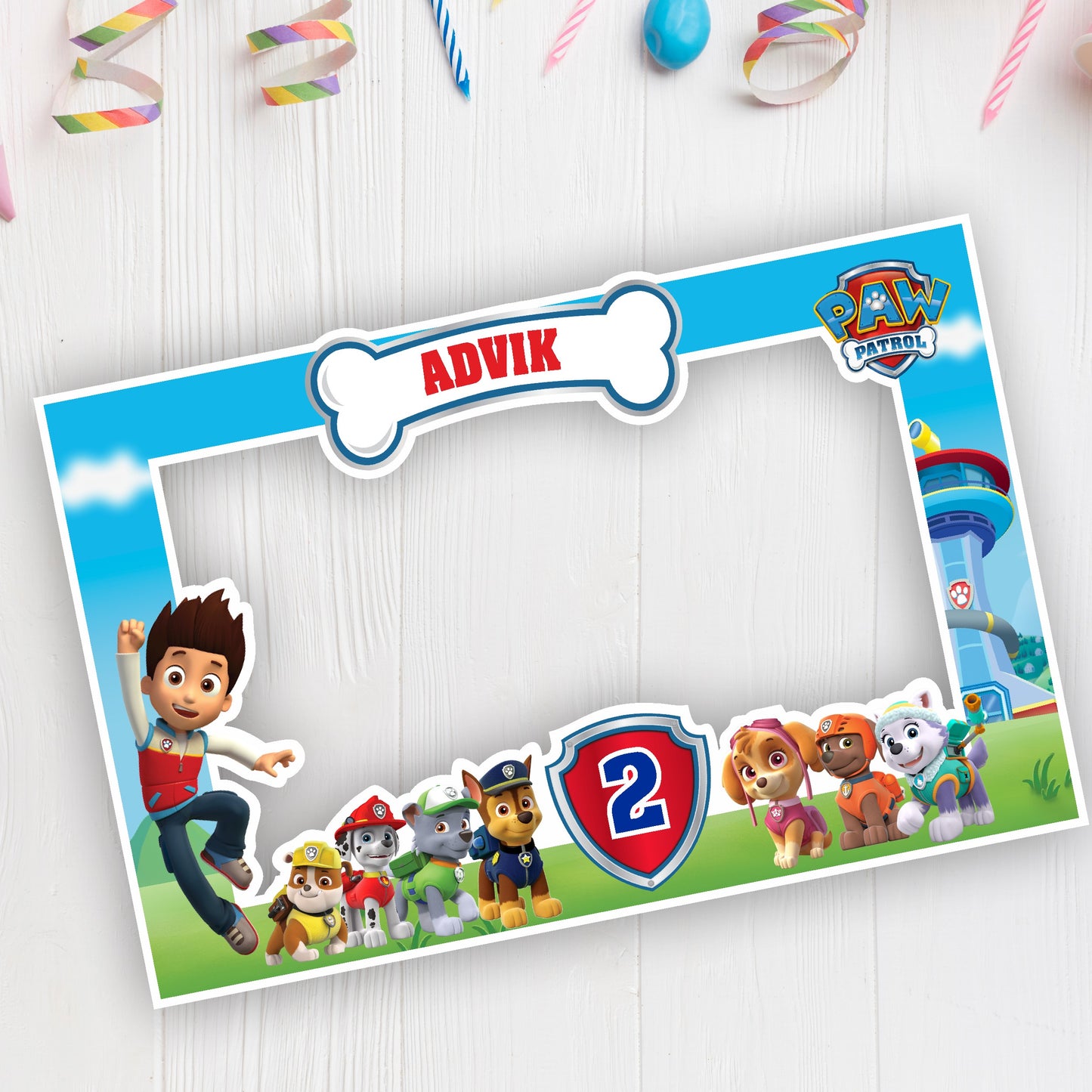 Paw Patrol Theme Photobooth
