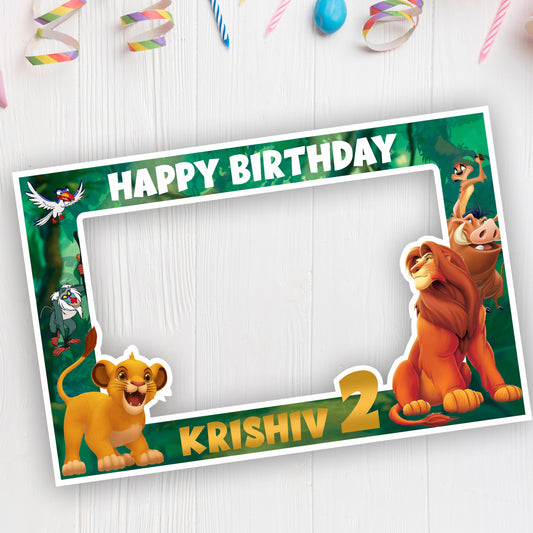 Lion King Theme Photobooth