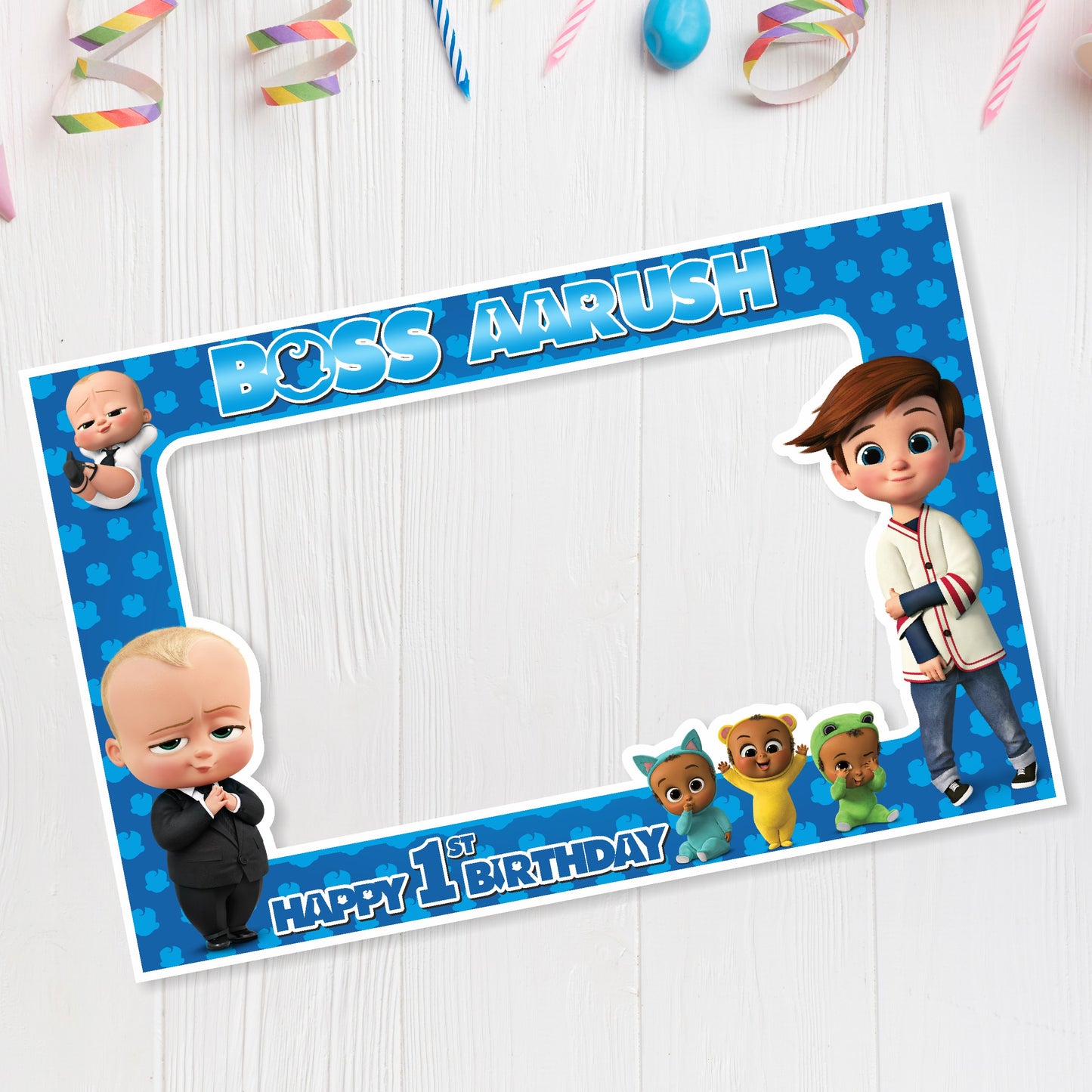 Boss Baby Theme Photobooth