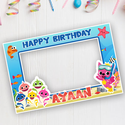 Baby Shark Theme Photobooth My Store