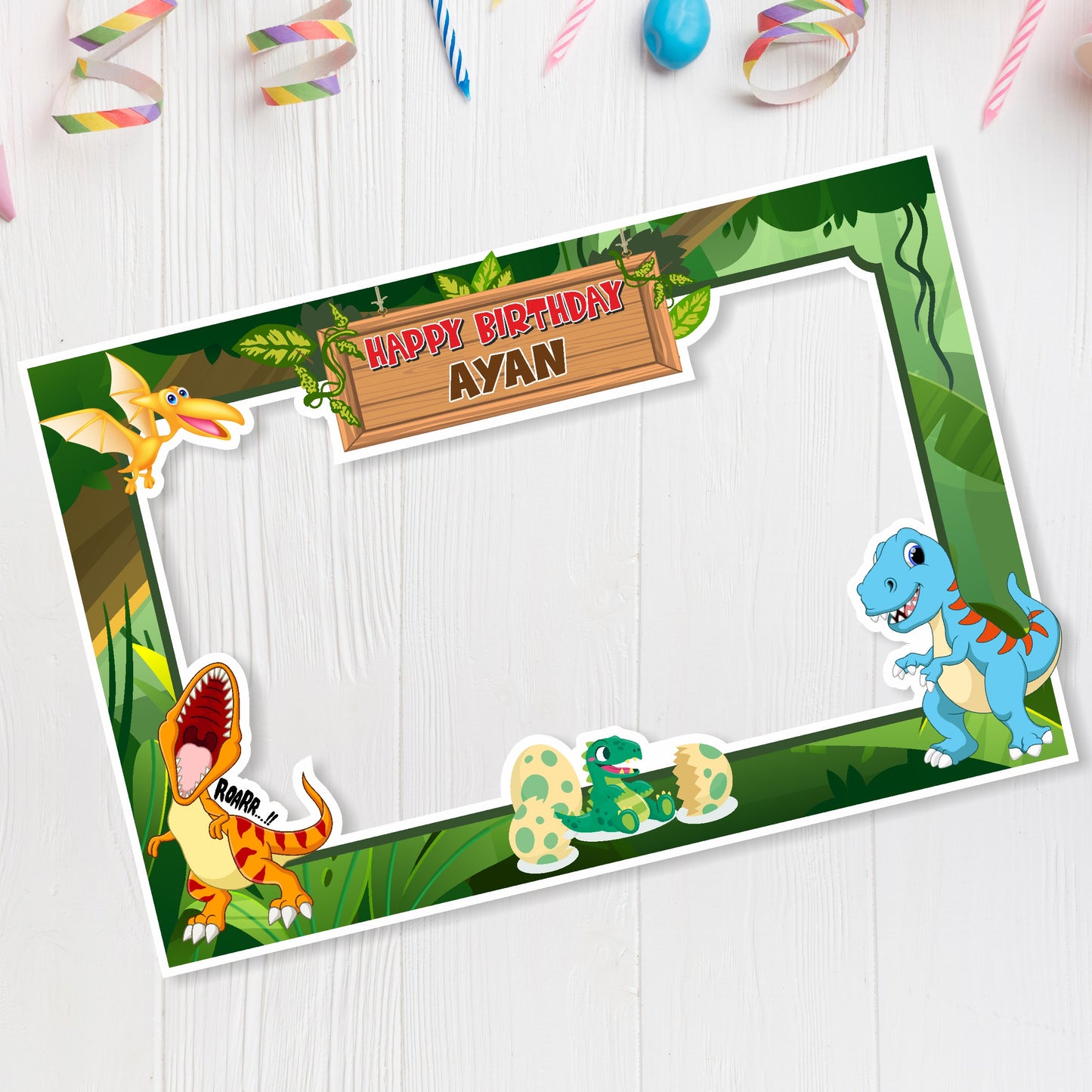 Dino Theme Photobooth