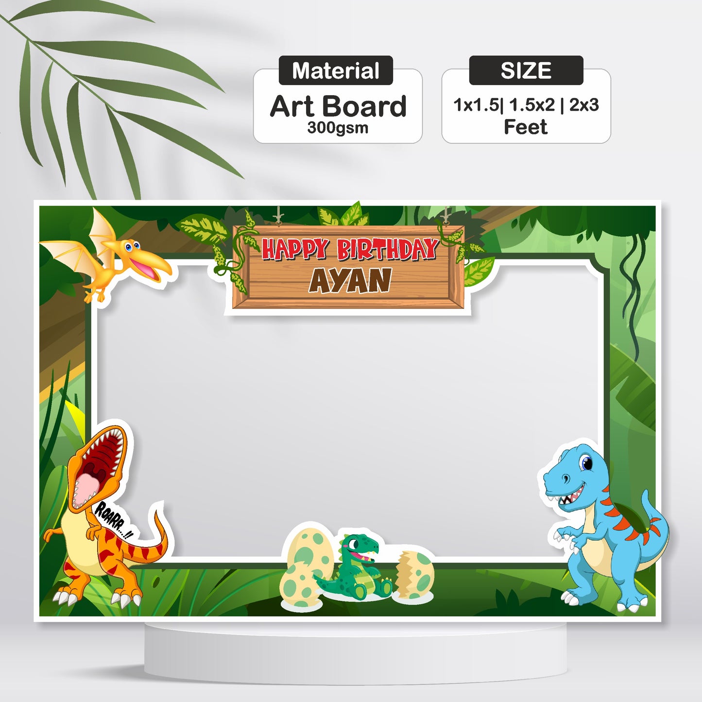 Dino Theme Photobooth