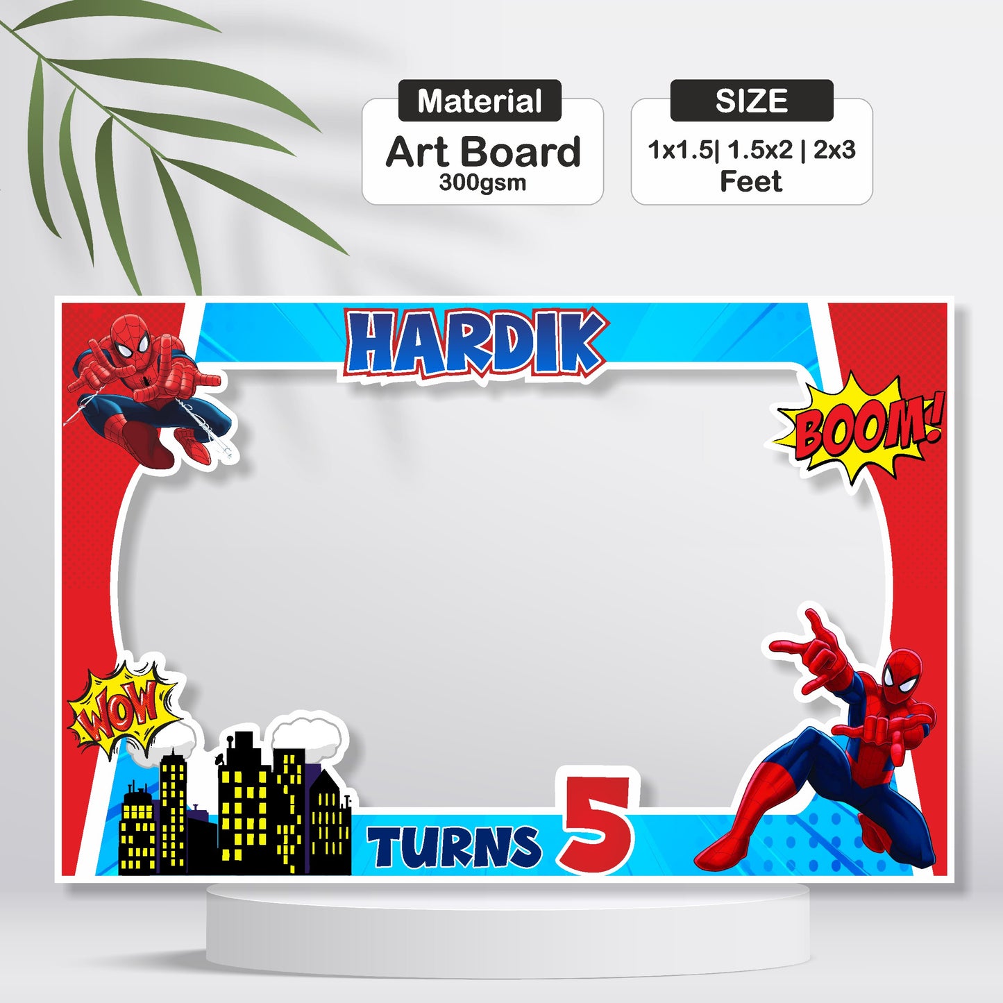 Spiderman Theme Photobooth