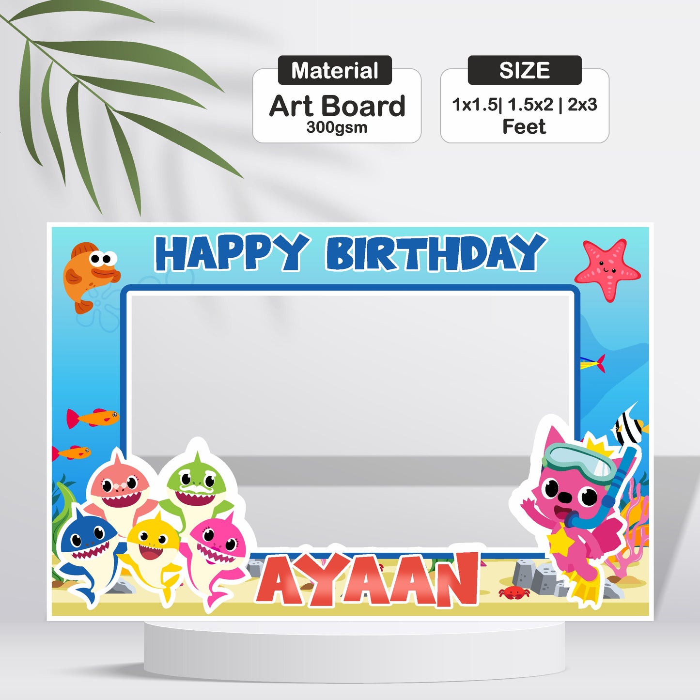 Baby Shark Theme Photobooth