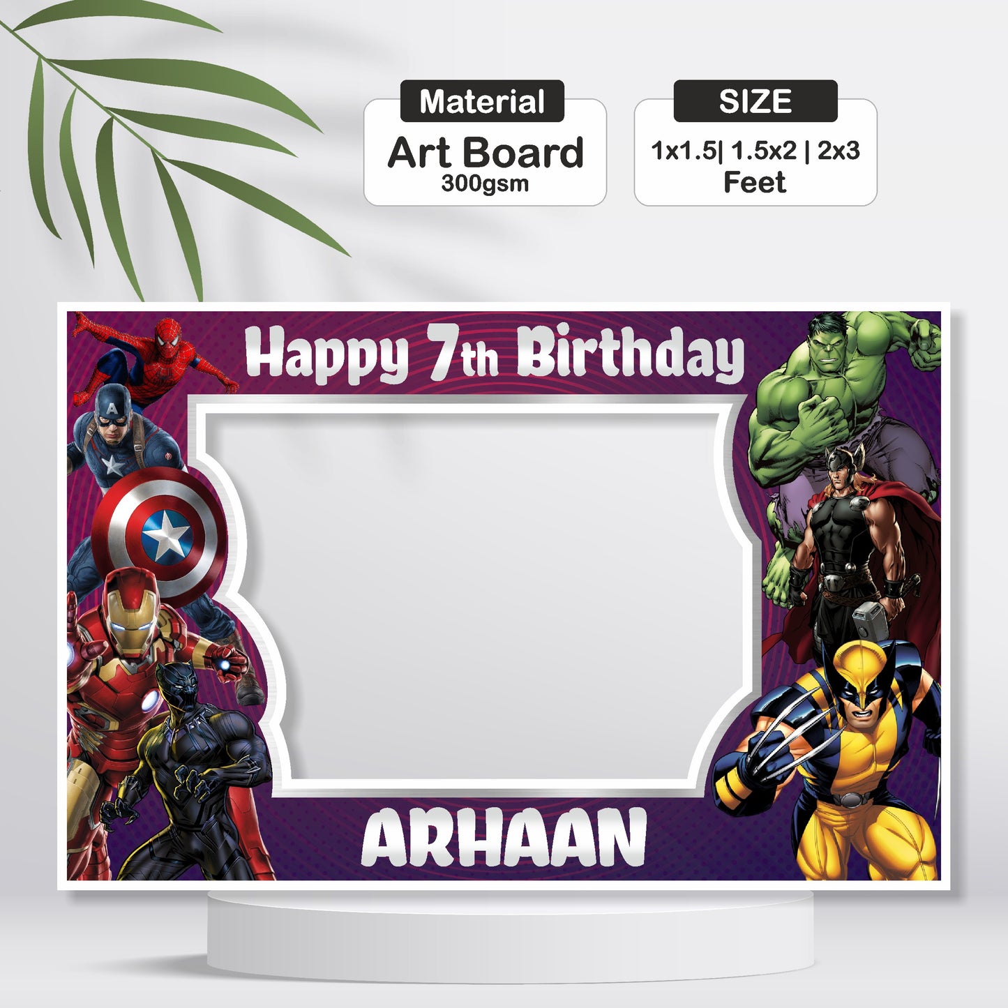 Avengers Theme Photobooth