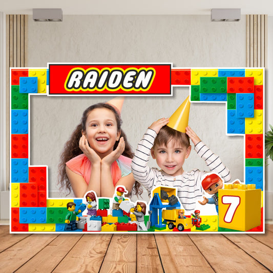 Lego Theme Personalized  Photobooth