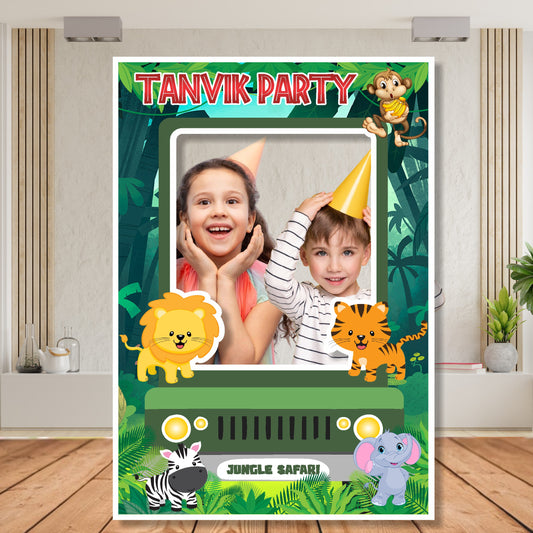 Jungle Theme Personalized Photobooth