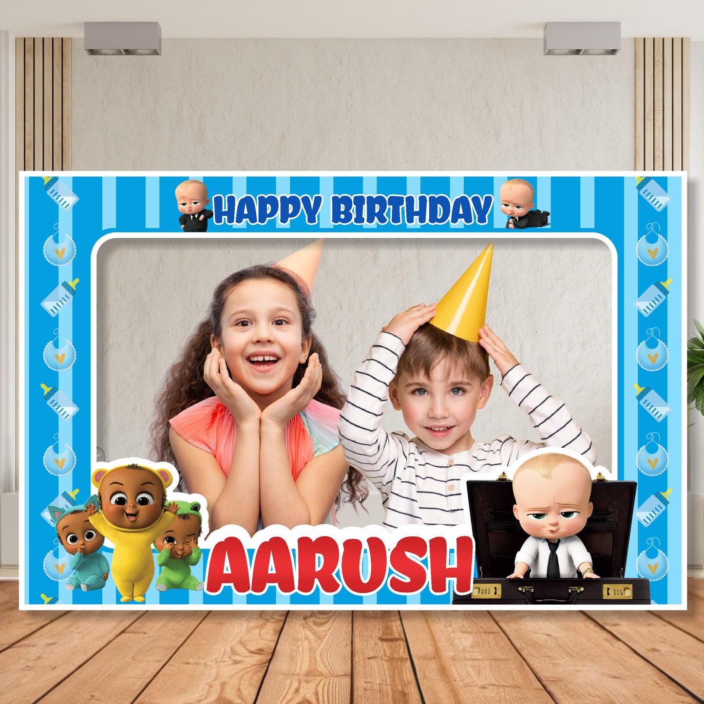Boss Baby Theme Personalized Photobooth