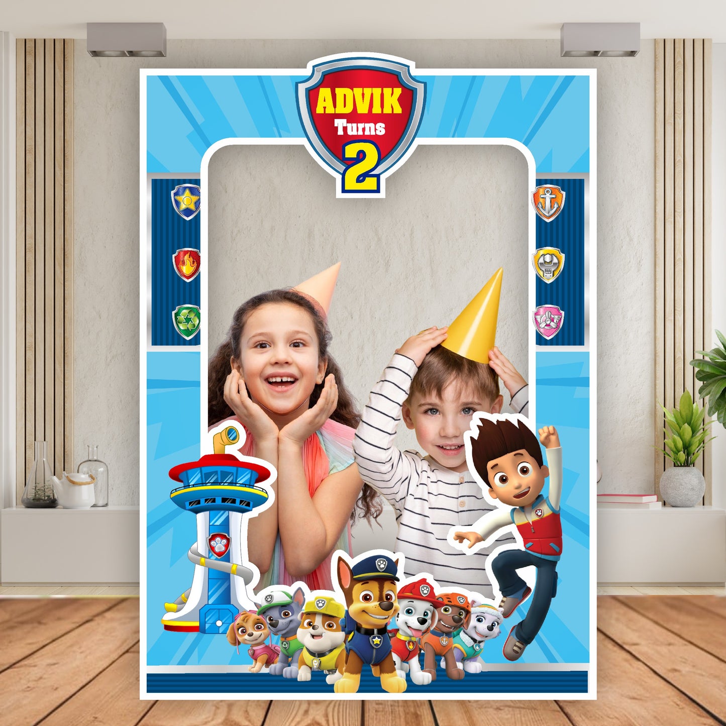 Paw Patrol Theme Personalized Photobooth
