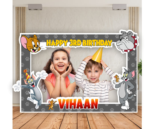Tom & Jerry Theme Personalized Photobooth