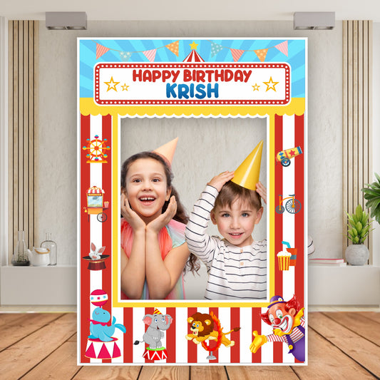 Carnival Theme Personalized Photobooth