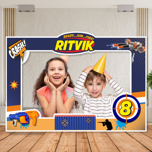 Nerf Gun Theme Photobooth