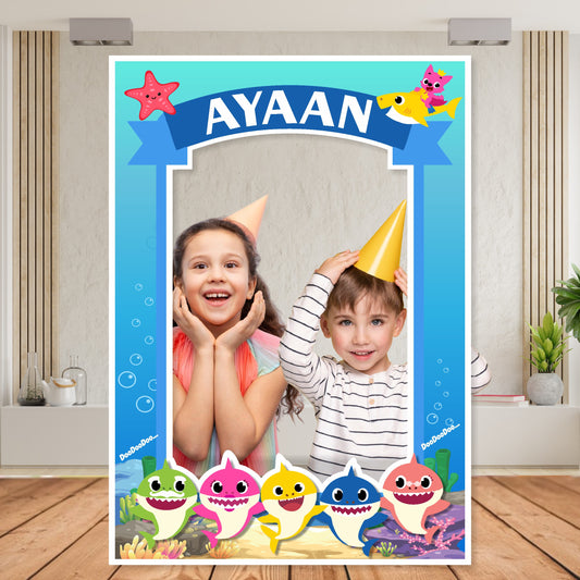 Baby Shark Theme Personalized Photobooth