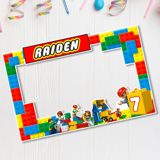 Lego Theme Personalized  Photobooth
