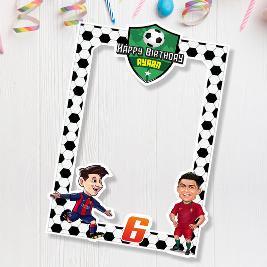 Football Theme Personalized Photobooth