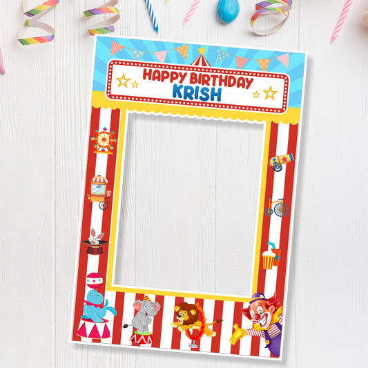 Carnival Theme Personalized Photobooth