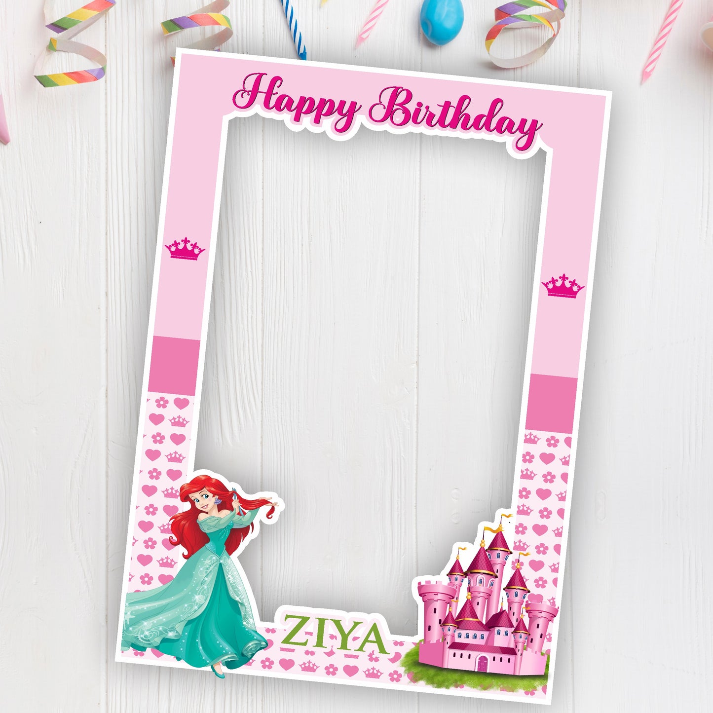 Princess Theme Personalized Photobooth