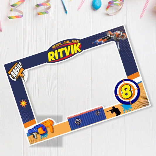 Nerf Gun Theme Photobooth