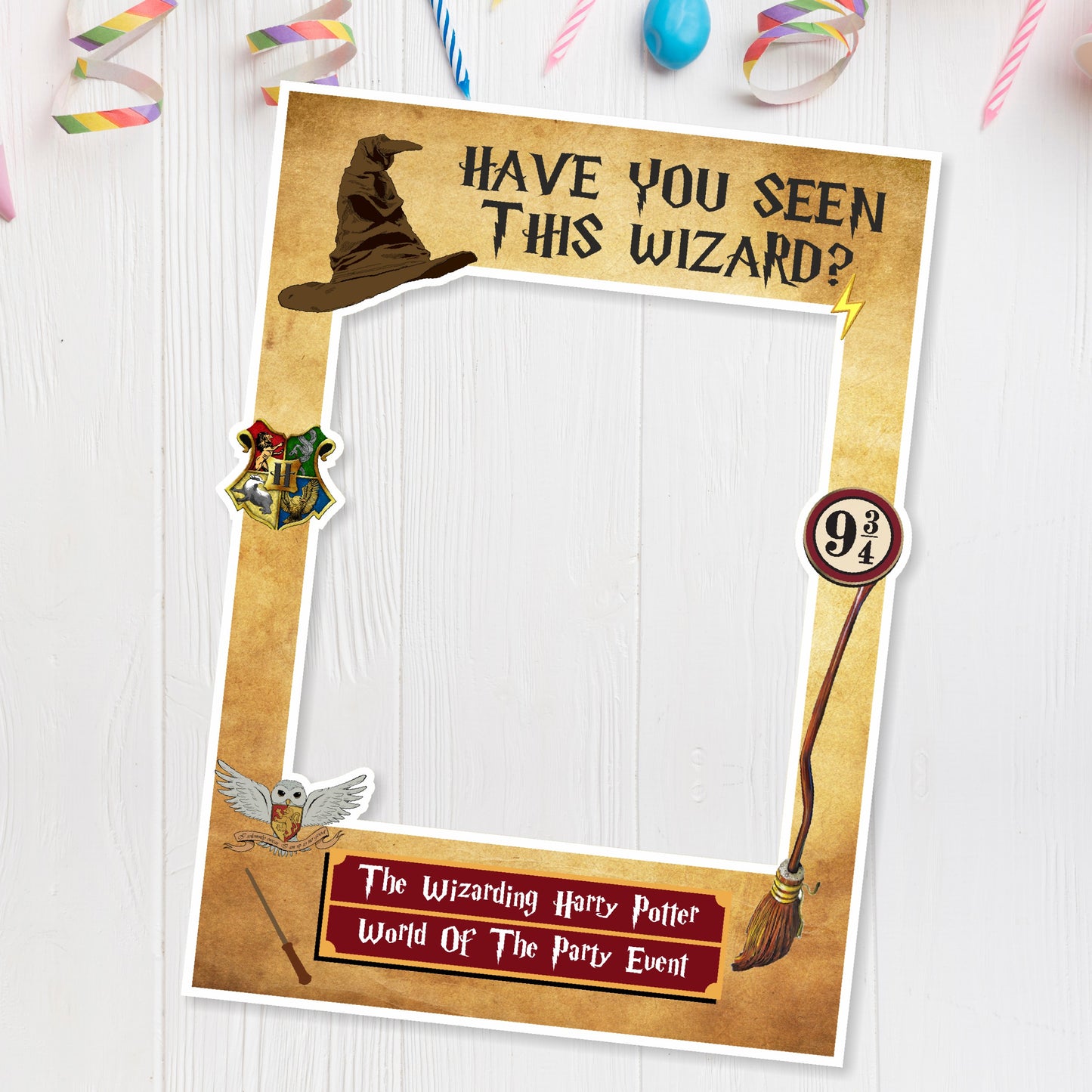 Harry Potter Theme Personalized Photobooth